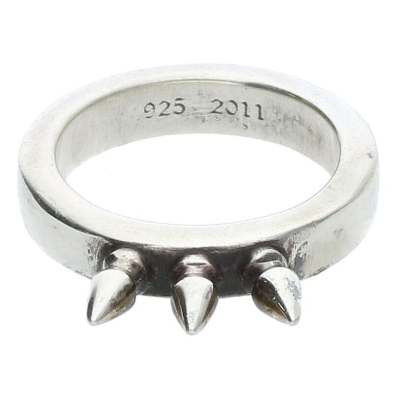 Chrome Hearts BBY BLL 3SPKS8 Baby Bell 3 Spike Silver Ring