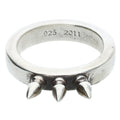 Chrome Hearts BBY BLL 3SPKS8 Baby Bell 3 Spike Silver Ring