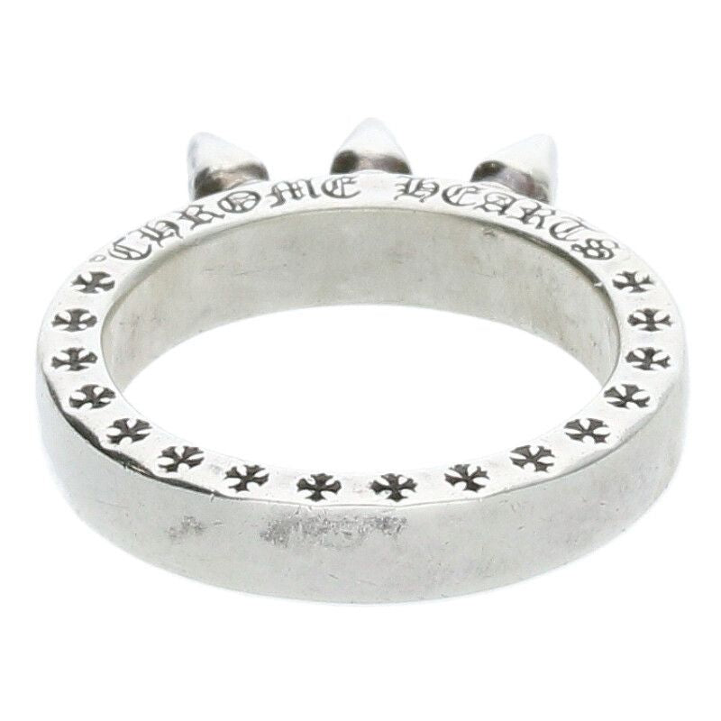 Chrome Hearts BBY BLL 3SPKS8 Baby Bell 3 Spike Silver Ring