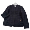 CHANEL Jacket CC Logo Chain Detail Size 38