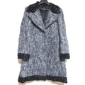 CHANEL Mohair Silk Coco Mark Button Single Chester Coat Size 34