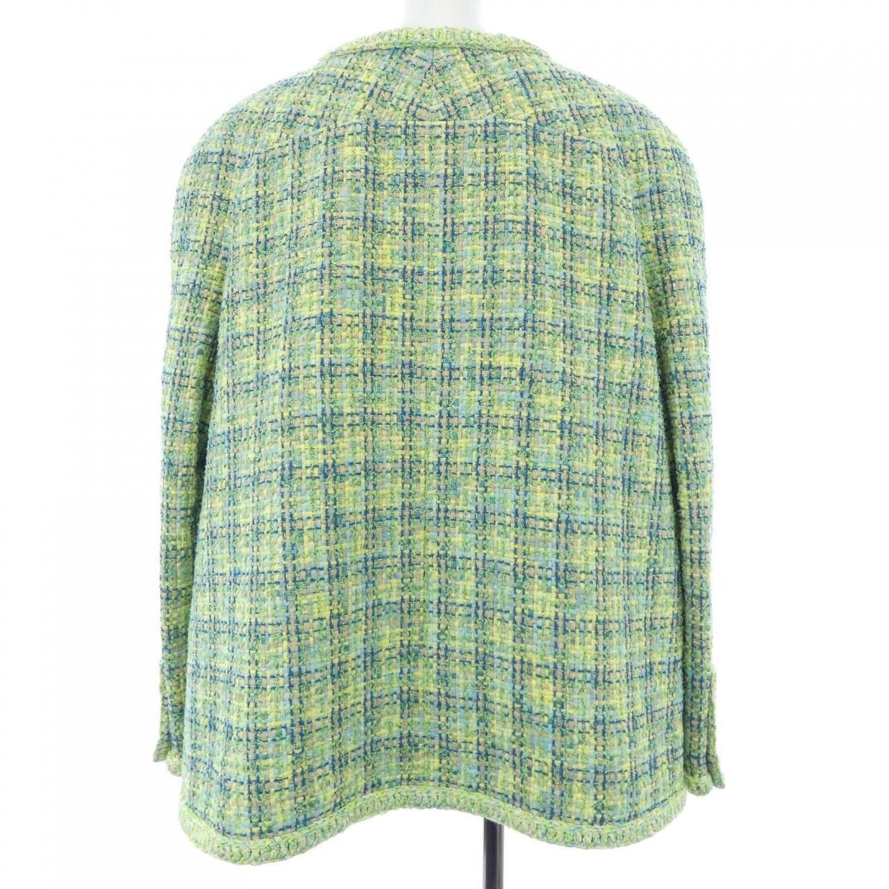 CHANEL P60880V45863 Collarless Jacket Size 42