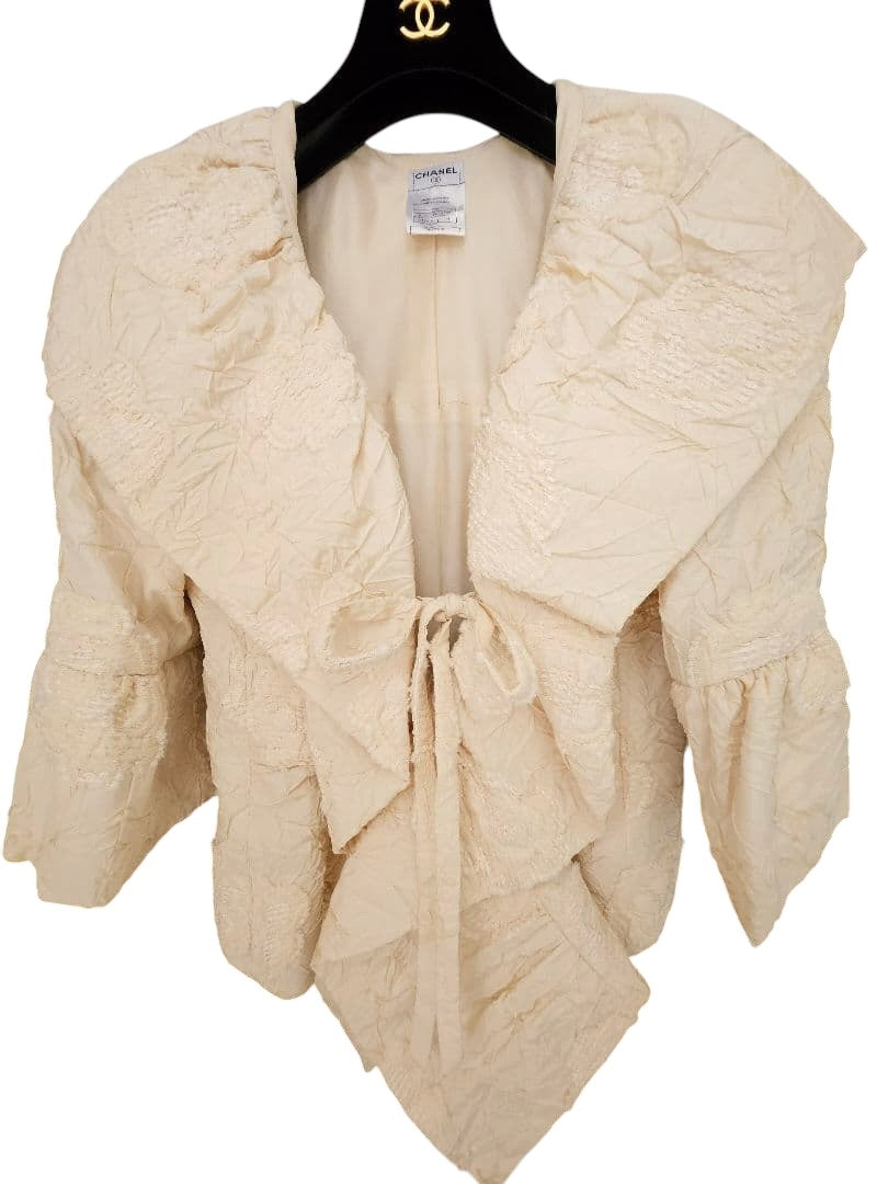 CHANEL Camellia Jacket Size 34