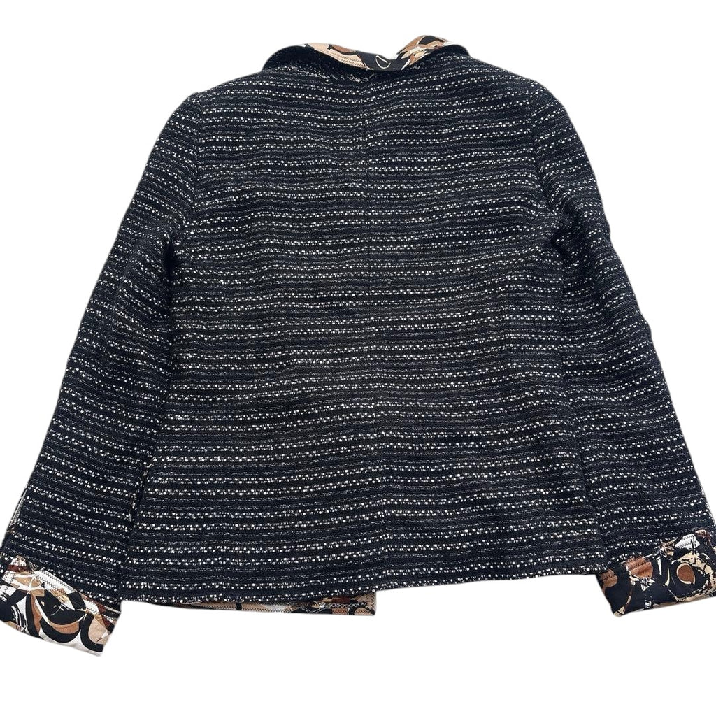 CHANEL All-Over Pattern CC Button Jacket Setup suit skirt