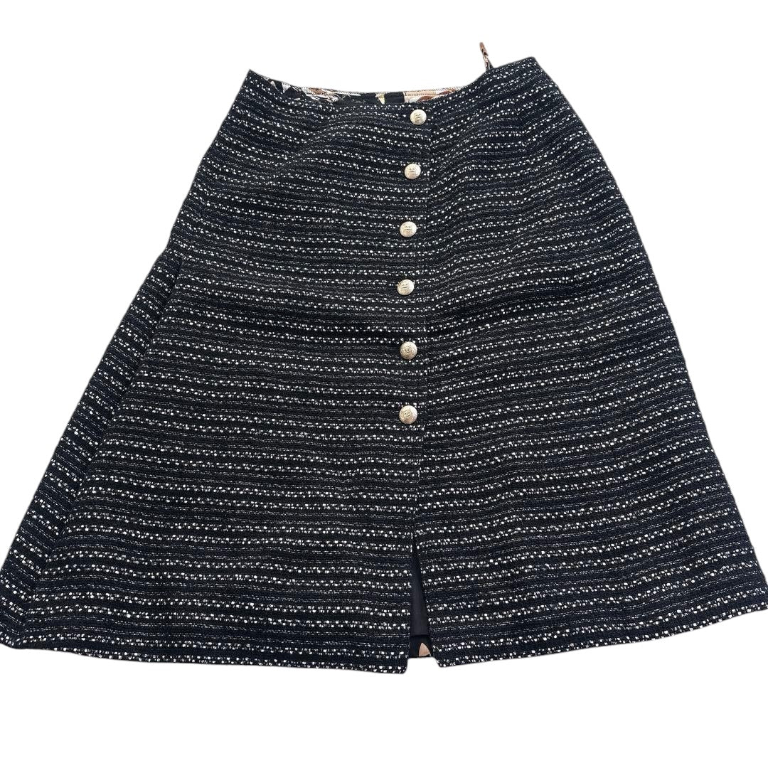CHANEL All-Over Pattern CC Button Jacket Setup suit skirt