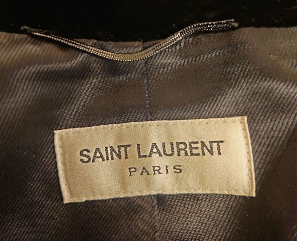 SAINT LAURENT PARIS Velvet Jacket Size 44