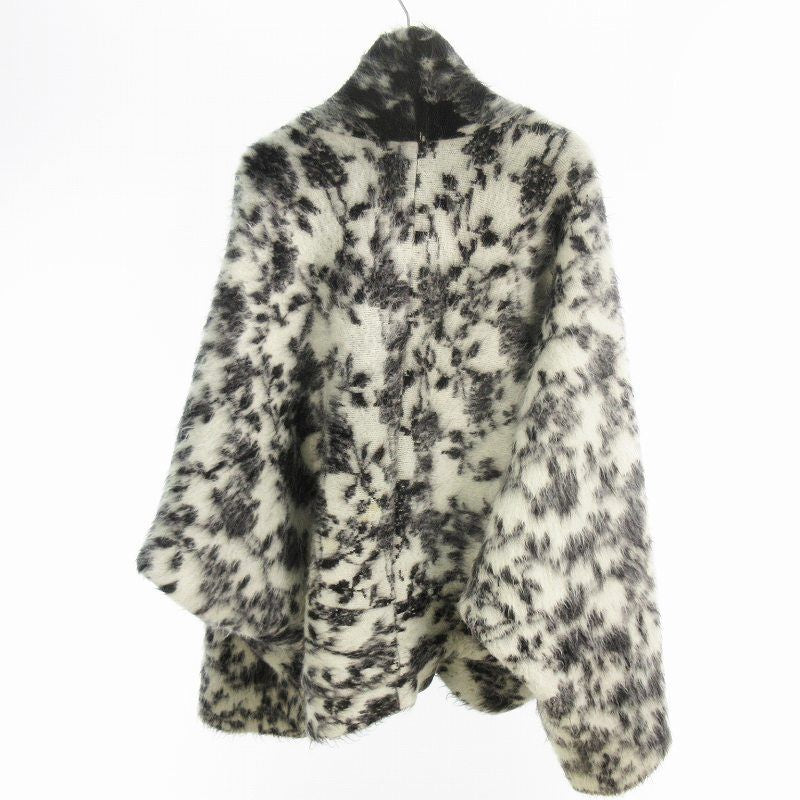 SAINT LAURENT PARIS 22SS Kimono Jacket in Brushed Jacquard Mohair Size XS