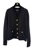 CHANEL Black Cardigan Size 34