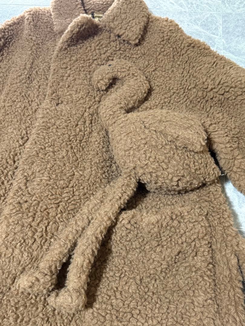 LOUIS VUITTON  Virgil Abloh Doll Coat Camel Size 50