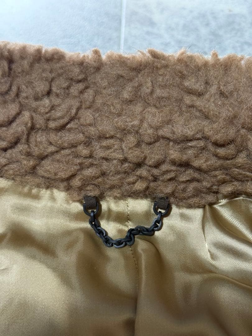 LOUIS VUITTON  Virgil Abloh Doll Coat Camel Size 50