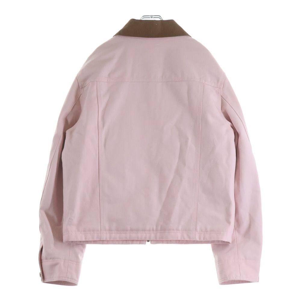 LOUIS VUITTON 25AW Workwear Blouson Zip-Up Work Jacket Pink Size 50
