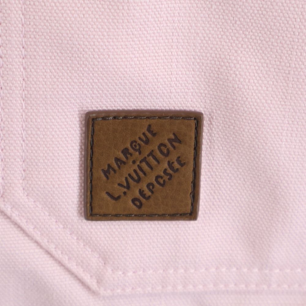 LOUIS VUITTON 25AW Workwear Blouson Zip-Up Work Jacket Pink Size 50
