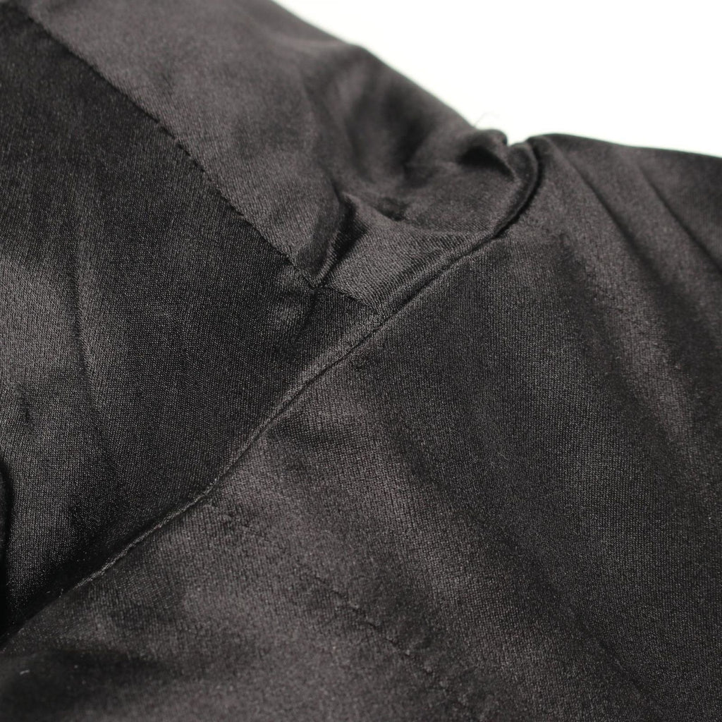 CHANEL CC Logo Button Wool Cashmere Pea Coat Black Size 34