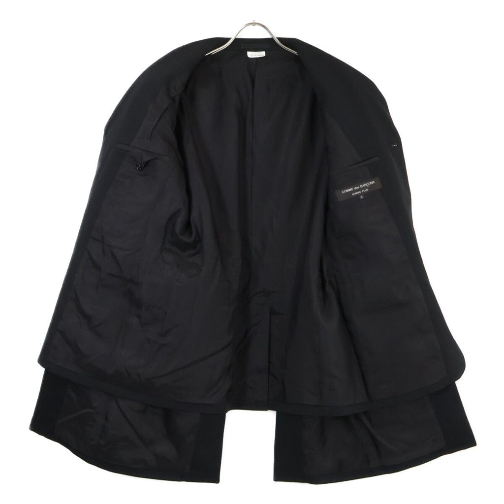 COMME des GARCONS HOMME PLUS 25AW Wool Gabardine x Wool Nylon Flannel Jacket Size M