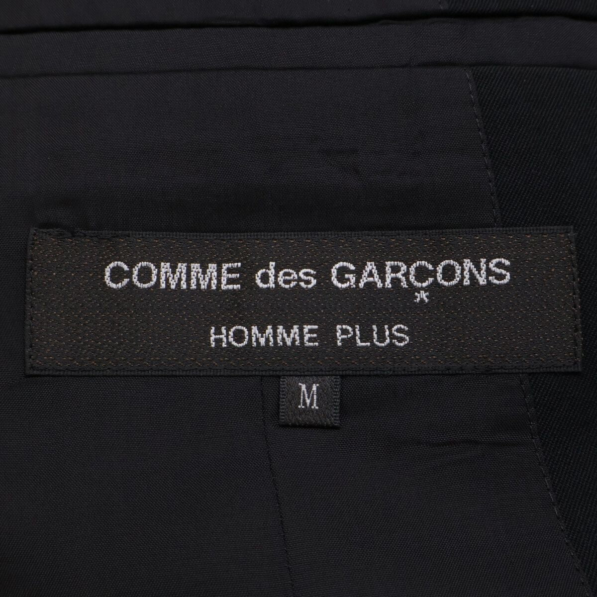 COMME des GARCONS HOMME PLUS 25AW Wool Gabardine x Wool Nylon Flannel Jacket Size M
