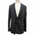 DIOR HOMME Saddle Pocket Single Tailored Jacket Black Size 44