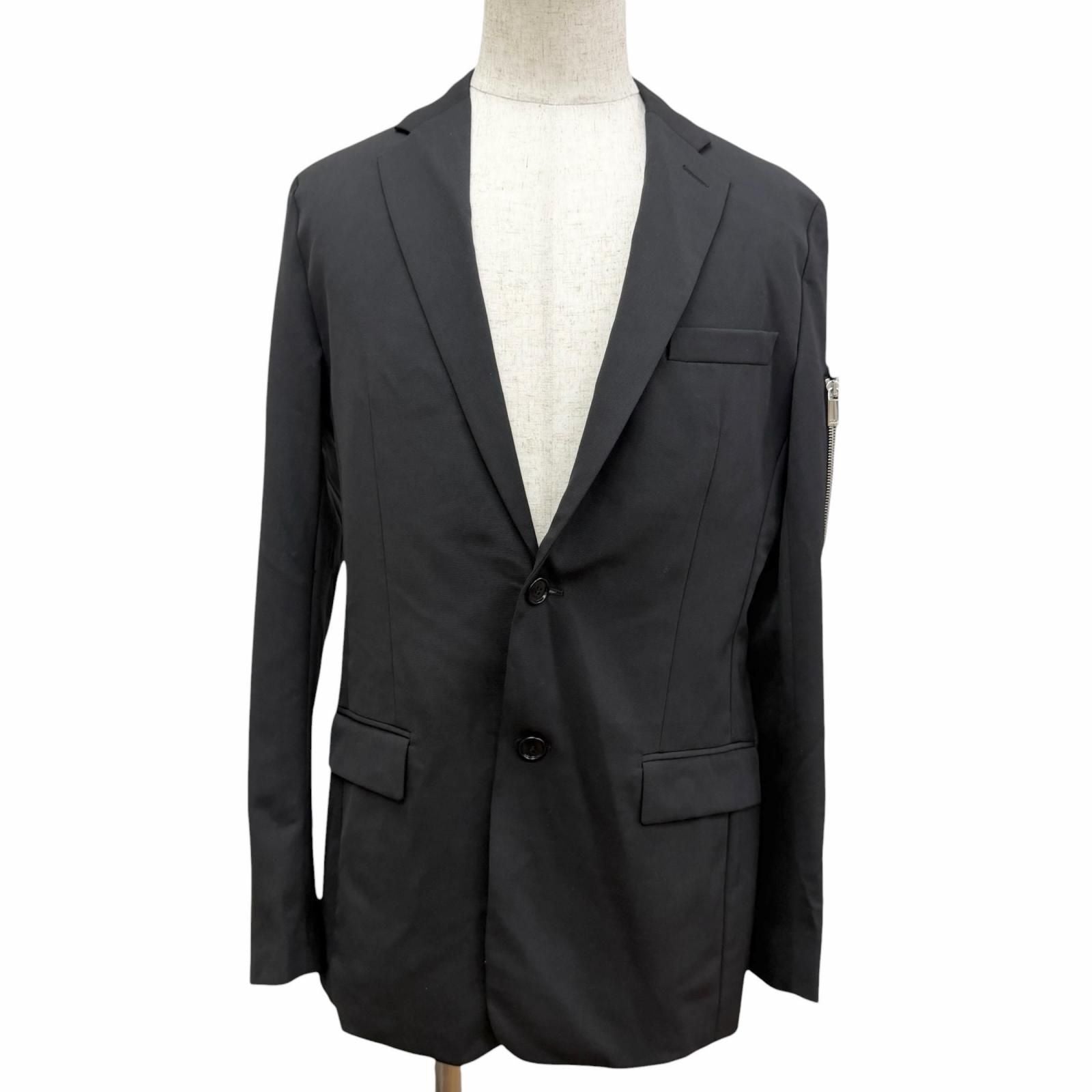 DIOR HOMME Saddle Pocket Single Tailored Jacket Black Size 44