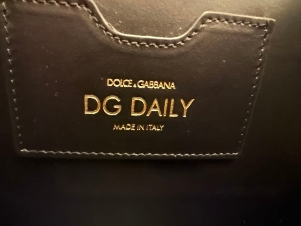 DG Dolce & Gabbana DG Leather Tote Bag Men Woman