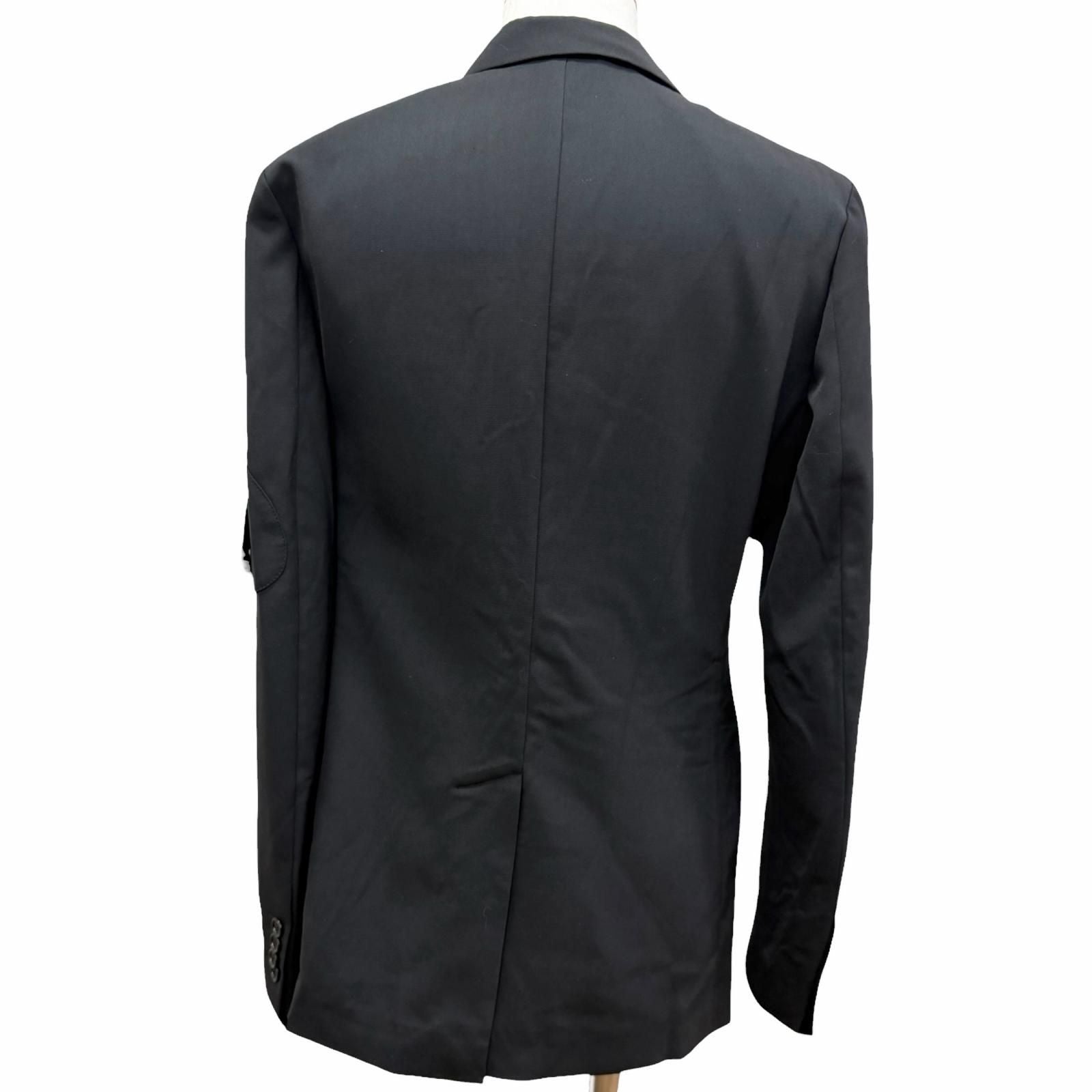 DIOR HOMME Saddle Pocket Single Tailored Jacket Black Size 44