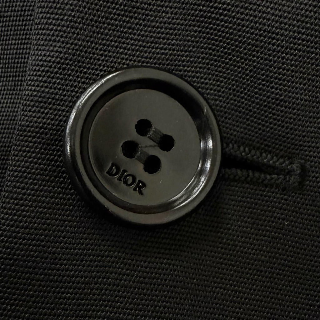 DIOR HOMME Saddle Pocket Single Tailored Jacket Black Size 44