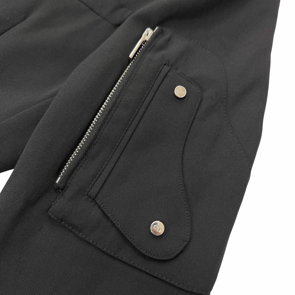 DIOR HOMME Saddle Pocket Single Tailored Jacket Black Size 44