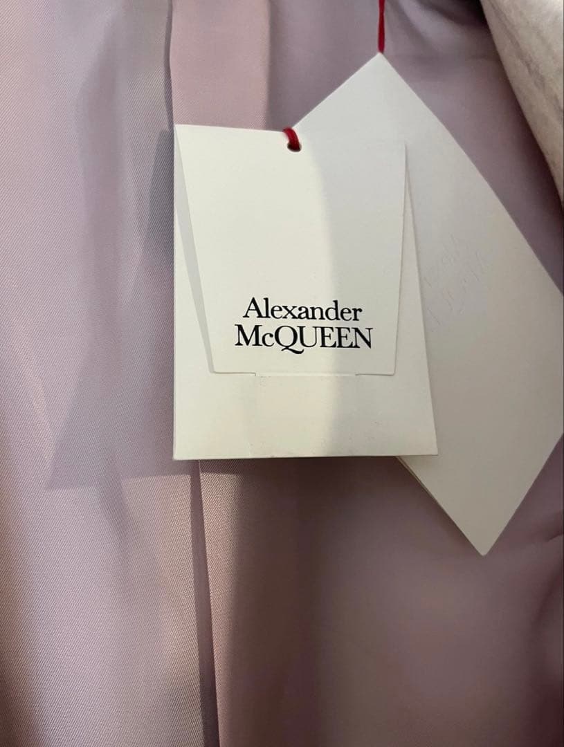 新品 23SS Alexander McQueen グラフィック ペイント ジャケット ブレザー 46 マルチ メンズ