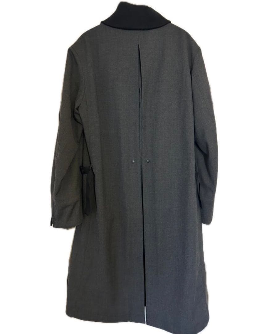 Y-3 YOHJI YAMAMOTO Zip Up Padded Long Coat Jacket Blazer S Men Grey