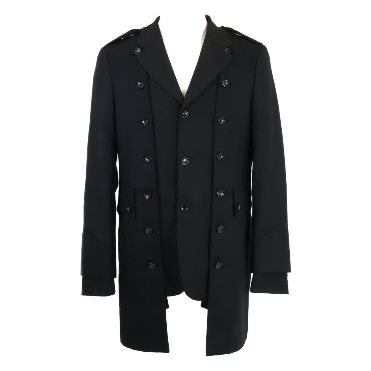 COMME des GARCONS HOMME PLUS 25AW Wool Gabardine x Wool Nylon Flannel Jacket Size M