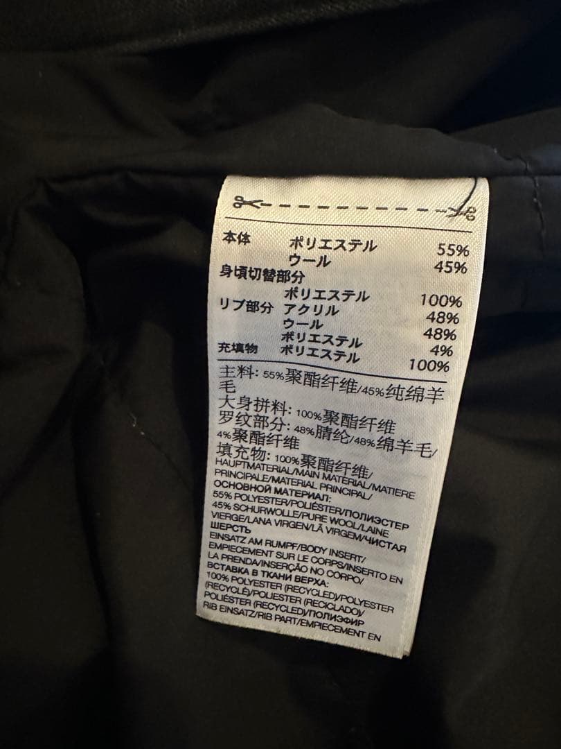 Y-3 YOHJI YAMAMOTO Zip Up Padded Long Coat Jacket Blazer S Men Grey