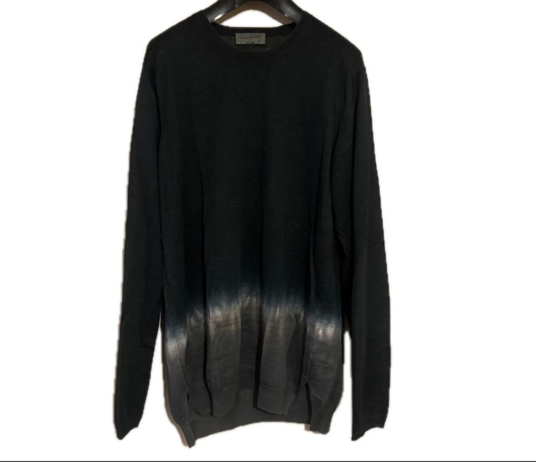 Yohji Yamamoto Pour Homme メンズ グラデーションウールニット メンズ 黒 3 L