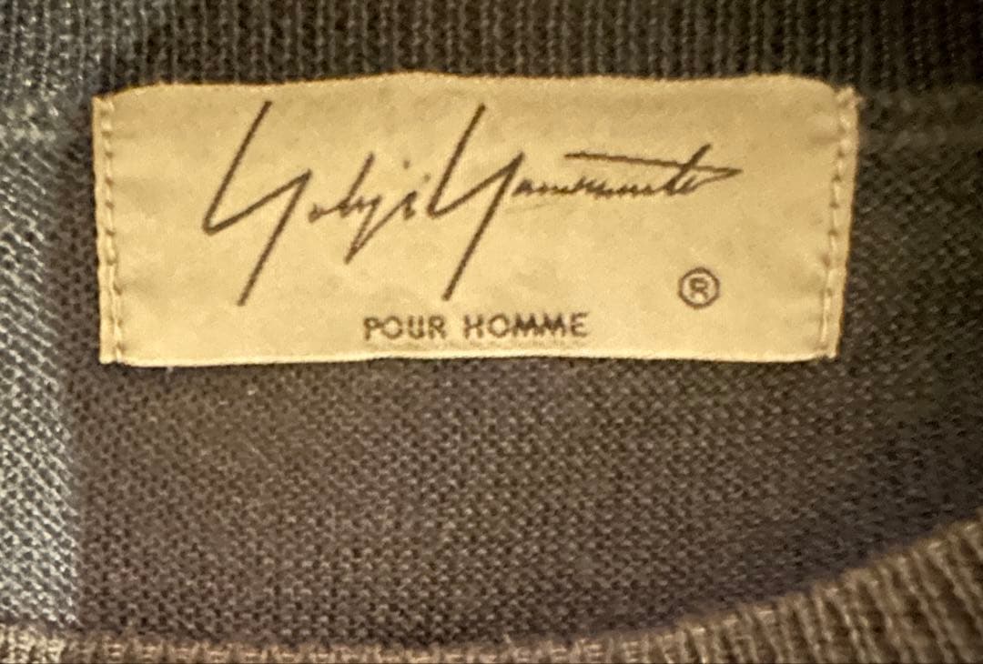 Yohji Yamamoto Pour Homme メンズ グラデーションウールニット メンズ 黒 3 L