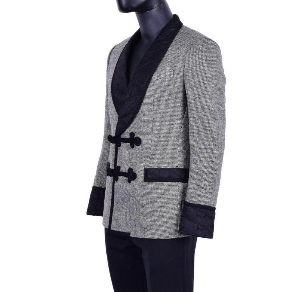 全新吊牌未剪 傳奇 DOLCE & GABBANA 禮服夾克 西裝外套 灰色 男款 44 S