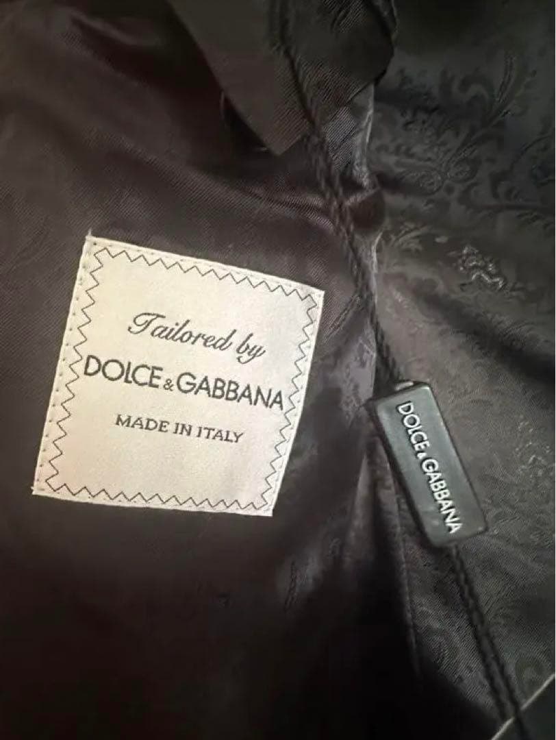 全新吊牌未剪 傳奇 DOLCE & GABBANA 禮服夾克 西裝外套 灰色 男款 44 S