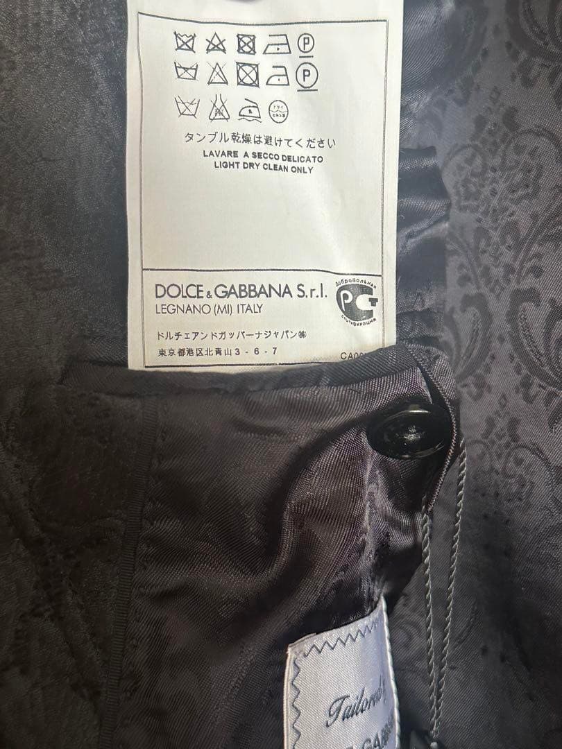 全新吊牌未剪 傳奇 DOLCE & GABBANA 禮服夾克 西裝外套 灰色 男款 44 S
