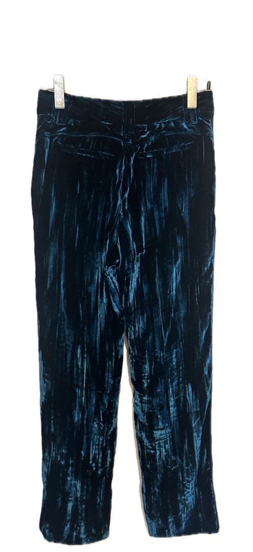 SAINT LAURENT Jacket velvet velour set-up suit Navy Blue 52 L 44 S Men