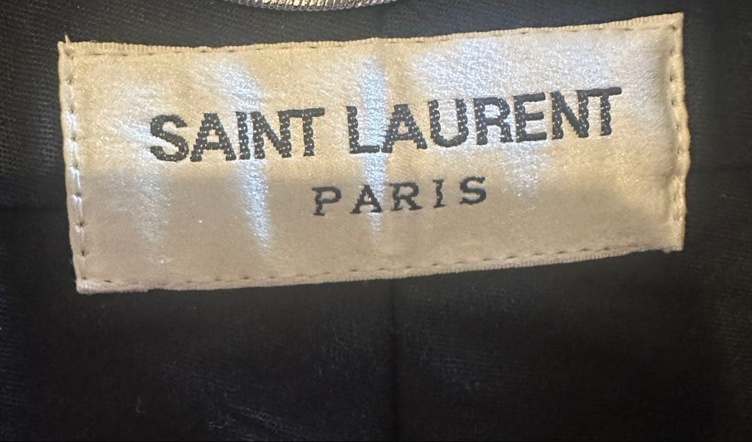 SAINT LAURENT Jacket velvet velour set-up suit Navy Blue 52 L 44 S Men