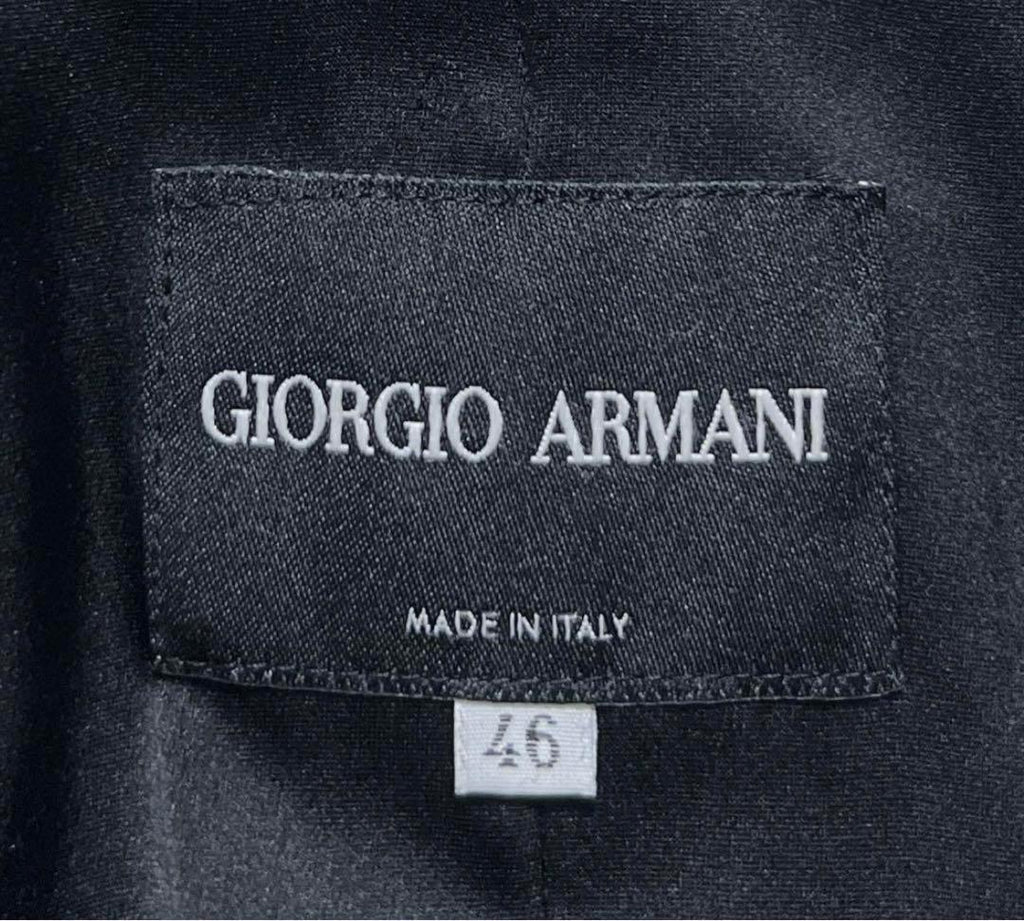 Giorgio Armani Set Up Suit Velvet Velour Rhinestone Jacket Pants Men Woman