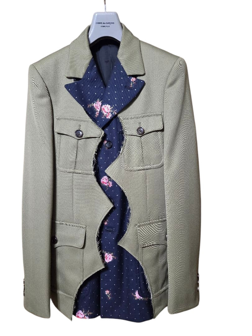 COMME des GARÇONS HOMME PLUS 2022SS "Existence of Flowers" Jacket Size S
