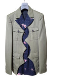 COMME des GARÇONS HOMME PLUS 2022SS "Existence of Flowers" Jacket Size S