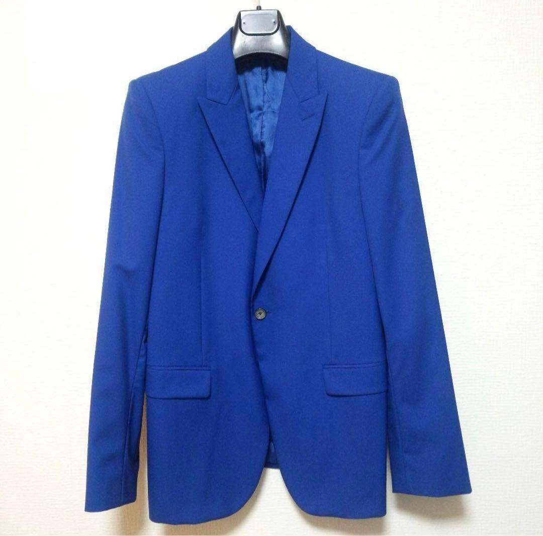 Alexander Mcqueen Suit Setup Unisex Blue Grey Tailored jacket Pants Men Woman