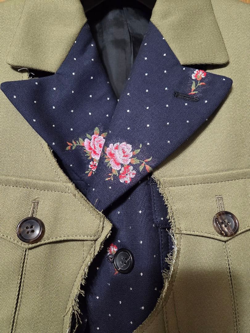 COMME des GARÇONS HOMME PLUS 2022SS "Existence of Flowers" Jacket Size S