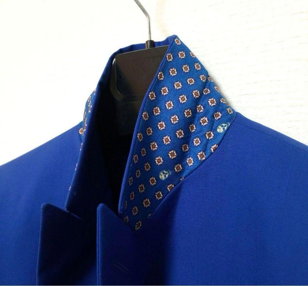 Alexander Mcqueen Suit Setup Unisex Blue Grey Tailored jacket Pants Men Woman