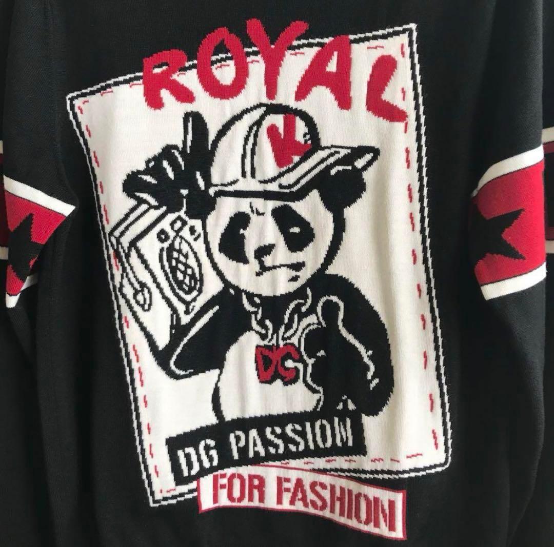 DOLCE & GABBANA セーター ニット パンダ柄 プルオーバー ウール メンズ レディース S