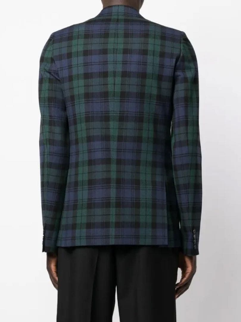 新品 23AW Valentino タータンチェック ウールジャケット メンズ