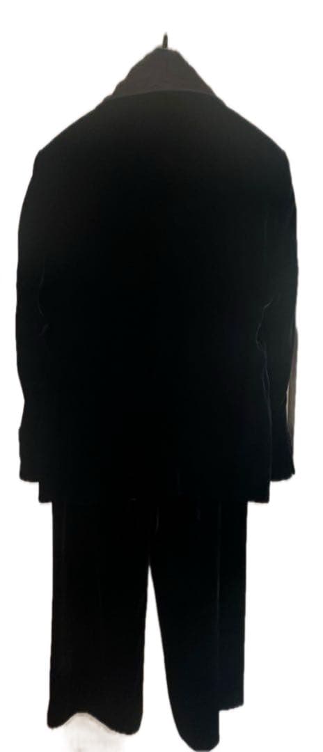 Velvet Giorgio Armani 3 Piece Set Up Suit Velvet Velour Jacket Pants Vest Men