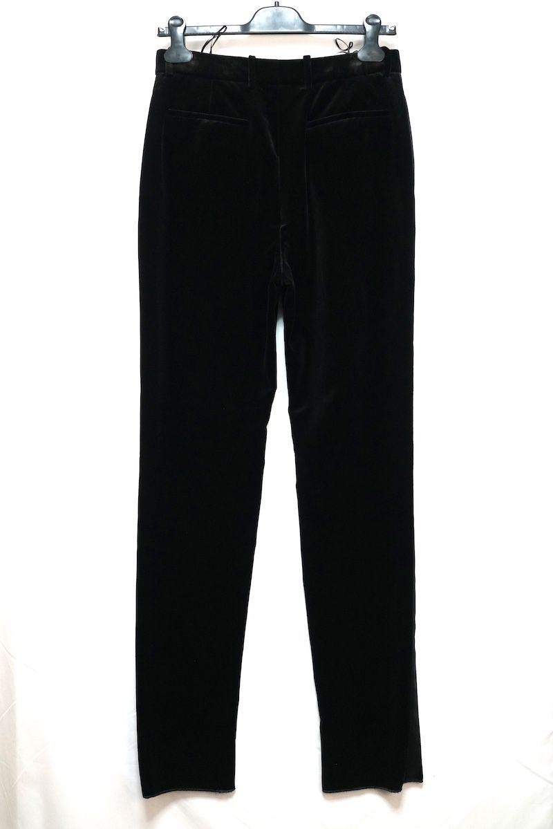 SAINT LAURENT PARIS Velvet Smoking Pants Black 751480 Y1H04