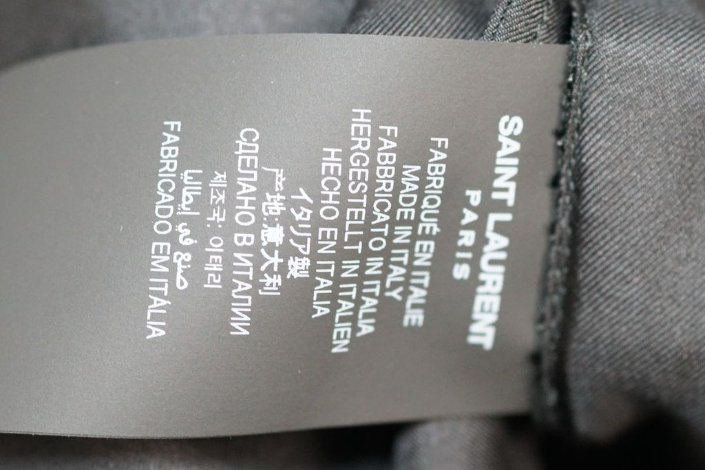 SAINT LAURENT PARIS Velvet Smoking Pants Black 751480 Y1H04