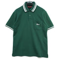 GUCCI Pocket Logo Embroidery Polo Shirt Dark Green Size XS 784422 XJGP6