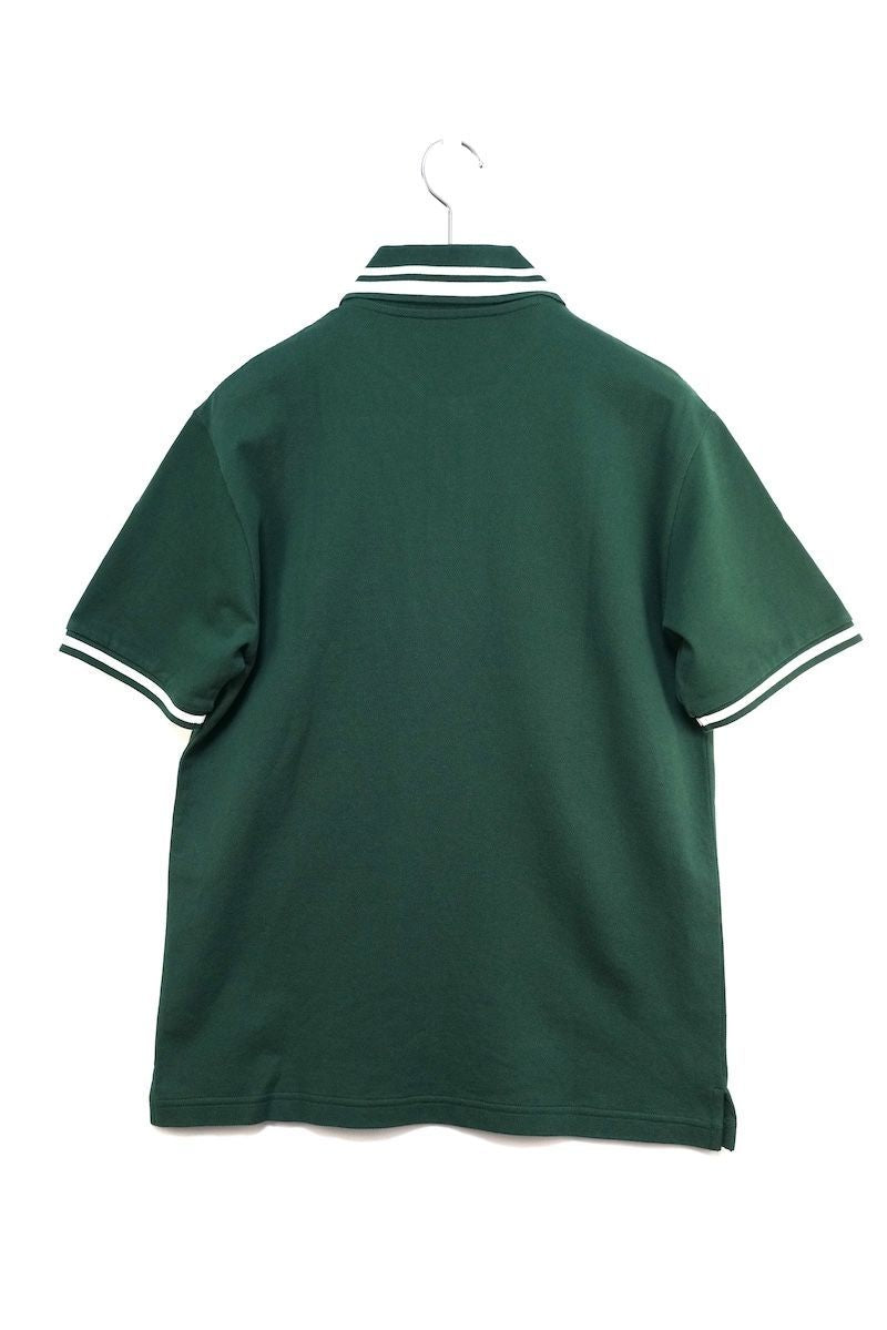 GUCCI Pocket Logo Embroidery Polo Shirt Dark Green Size XS 784422 XJGP6