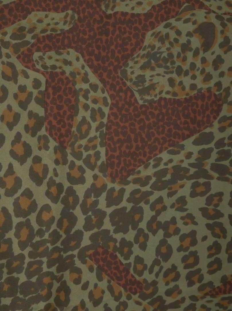 Legendary YSL Yves Saint Laurent Leopard Stole Scarf Silk Woman